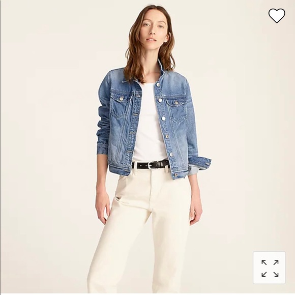 J Crew - Classic denim jacket - small. Never worn.